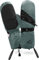 normani Winter Fausthandschuhe mit wasserdichtem Reißverschluss und wärmender ComforMax Füllung mit langem Schaft Armwärmer Farbe Grau Größe XL