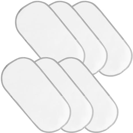 6 Piezas Forros Impermeables para Cambiador, Unidades de cambiadores portátiles de algodón Puro Impermeable Cambiador Reutilizable Cambiador de pañales (30 x 60 cm)