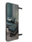 JTPMYFT Porte coulissante intégrée Invisible, Miroir Coulissant Invisible sur Toute la Longueur, Miroir Invisible sur Toute la Longueur Qui se replie dans l'armoire(Black,39.3 * 13.8inch)