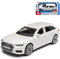 alles-meine.de GmbH A*U*D*I A6 C8 Avant Kombi Weiss Modell Ab 2018 1/43 Burago Modell Auto mit individiuellem Wunschkennzeichen