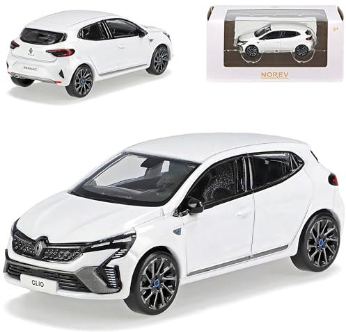 Norev Renautl Clio V Esprit Alpine Glacier Weiss 5. Generation Modell Ab 2019 Version ab Facelift 2023 1/64 Modell Auto