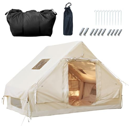 Hebitod Aufblasbares Zelt, Zelt aufblasbar, Aufblasbare Zelt mit Fenster und Tür, Aufblasbares Campingzelt, Familie Aufblasbare zelte (300 * 210 * 200cm (L*B*H))