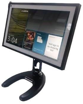 Stand Replacement for Amazon Echo Show 15 Show-21 Swivel and Tilt, Also Compatible with Samsung Dell Philips 14 to 21 inch Monitor All Generations Adjustable Holder Aluminum Desktop Base Mounting