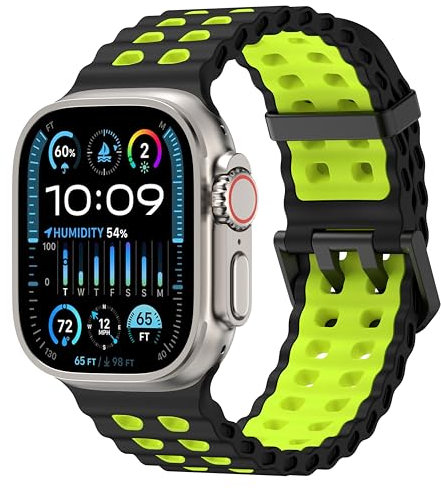 DONEGANI NO per Cinturino Apple Watch 40mm 44 mm 46mm 42mm 45mm 41mm 38mm 49mm Se Ultra 2 Serie 10 9 8 7 6 5 4 3 Band Bracciale Sport Silicone