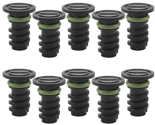 Tacdas Bouchon à Vis de Vidange de Carter D' Moteur en Plastique pour C63 S550 S550E A0029902017 0029902017 (Tablier Vert) 10 PièCes SéRies