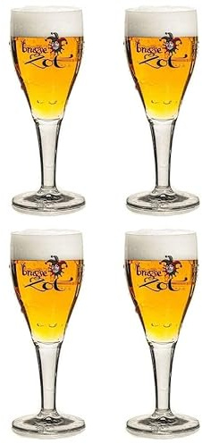 Brugse Zot Beer glasses 330 ml - 4 pieces