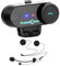 FreedConn interfono moto Intercom moto bluetooth 3.0 Kit di comunicazione cuffie intercomunicanti T-COMVB, Gamma 800M, Radio FM, comando vocale