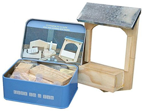 Apples to Pears Gift In A Tin Build Your Own Window Bird Feeder