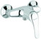 EMMEVI Robinet mitigeur douche extérieur chromé Chrome