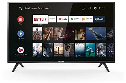 TCL 40ES560 Smart TV de 40 Pulgadas con Full HD, LED, HDMI, USB, WiFi y sintonizador Triple, Color Negro String