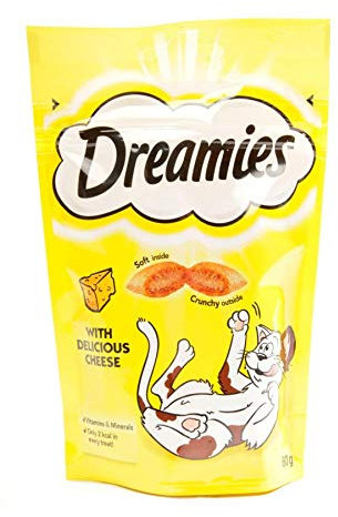 Dreamies Katzenfutter (Käse, 3 x 60 g)