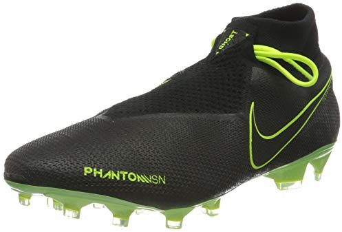 Nike Herren Phantom Vision Elite Dynamic Fit Fg Fußballschuhe, Mehrfarbig (Black/Black/Volt 7)