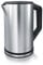 arendo - Bouilloire Électrique en Acier Inoxydable - Ebullition Rapide - Sélection de la Température 40° à 100 ° - ou 4 Températures Prédéfinis - Modèle Elegant - 1,5 L 2200 W - sans BPA -Argent