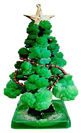 Magischer Wachsende Weihnachtsbaum Kristalle züchten Baum, DIY Weihnachtsbaum Weihnachtsdeko Weihnachten Geschenk Spielzeug Kinder, Mini-Tisch-Weihnachtsbaum