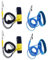 Binnan 4 Stück Anti-statische Armbänder Armband ESD Entladung Antistatische Armbänder mit Erdung Draht und Alligator Clips für Arbeit an empfindlicher Elektronik