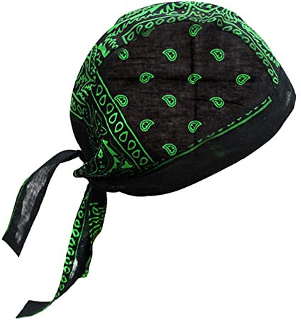Zhiyao Sports Bandana Cap Outdoor Headscarf Hip Hop Hat Helmet Hat for Men Breathable Print Cap Bicycle Headgear Quick Dry Anti-UV Cycling Headscarf, N, One Size