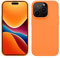 kwmobile Funda para iPhone 14 Pro Carcasa - Case de TPU y Silicona Ultrafino para Smartphone - Protector antigolpes con Bordes elevados para móvil - Apto para Carga inalámbrica - Naranja afrutado