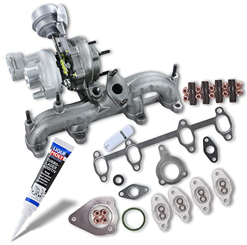 BESTPRICE 1x Turbolader, inkl. Montagesatz, Kompatibel mit SEAT ALHAMBRA (7V8. 7V9), VW SHARAN (7M8. 7M9. 7M6)