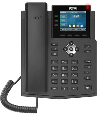 Fanvil X3U-Pro 2.8 Color Display 6 SIP Lines 3Line Keys IPv4 & IPv6 PoE & GigE G.722 Opus G.723.1