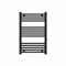 Go Bathrooms Nola Bathroom Towel Rail Heated Bathroom Radiator Wall Mounted Ladder Rail Black - 770mm x 500mm