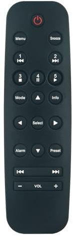 VINABTY 93i DAB Radio Fernbedienung ersetzen Passend für Roberts Stream 93i DAB Radio System Remote Controller
