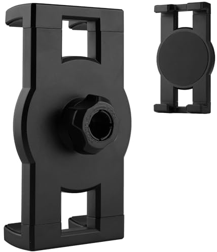 Tablet Holder Clamp Clip Mount Replacement with 17mm Ball Joint Socket for Tablet/iPad/Nexus/Switch/iPhone,Ball Hole Compatible with Diameter of 0.669 inch /17mm Ball Head,Multi-Angle Adjustable