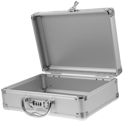 DOITOOL Scatola Valigia Organizzatore Di Strumenti Meccanici Contenitore Porta Attrezzi Utensili Valigetta Degli Attrezzi Valigie Borsa Della Medicina Di Alluminio Uomo Piccolo