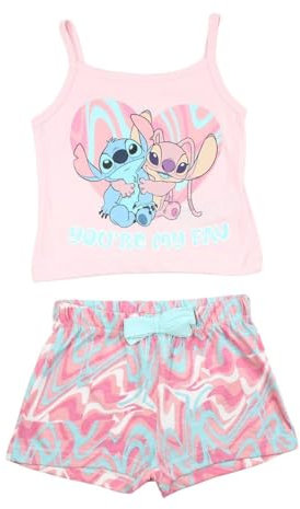 Disney Girl's Lilo et Stitch Fille Ensemble, Rose, 6 Years