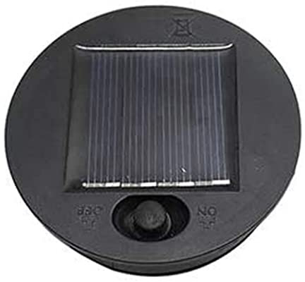 Yeory Solar Replacement Top LED Lantern Lights Replacement Solar Panel Lamp Battery Box for Outdoor 8cm Diameter, Solar Lantern Replacement Top