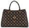 Borsa donna a mano/ tracolla Guess Kuba Tri compartment satchel mocha logo B25GU11 PA932906 Media