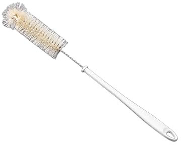 TOKIDNY Boar Hair Bottle Cleaner Brush Tube Cleaning Beaker Brush for Glasses Vase Long Handle