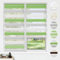 HOMEDEMO Doppelrollo Klemmfix ohne Bohren & mit Bohren, Rollos für Fenster und Tür, Weiss-grau-grün, 45x120cm(BxH), Duo Rollo Klemmrollo lichtdurchlässig, Fensterrollo Sichtschutz