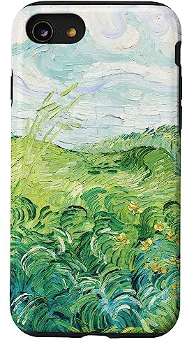 Van Gogh Green Wheat Fields Modern Art Painting Phone Cover Case for iPhone SE (2020) / 7 / 8