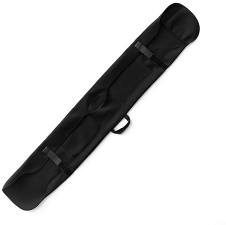 BlissfulAbode Snowboard Protection Soft Sleeve Cover 152X26cm Elastic Neoprene Ski Snowboard Bag Carry Bag Liner Water-Resistant with Handle Easy to Carry for Winter Sports Accessories Black