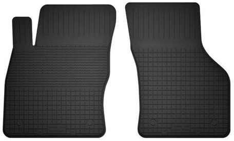 Wielganizator Gummimatten vorne passend für Volkswagen Golf VII (2012-) alltrack, Schrägheck, Kombi, Variante | 2-teiliges Set, nur vorn | bessere Passform als universelle Matten | Schwarz