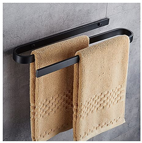 KJHFD Rails Racks, for Bathroom,Bathroom Bar,Wall Mounted Aluminum Toilet Towel Shelf Storage Rack Holder Fixture Home Gadgets/A-Towel Rack/a
