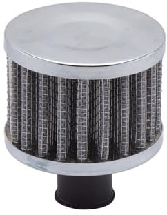 Universeller Motorrad-Luftfilter Mit 18 Mm Innendurchmesser Silberfarben Konischer Ansaugstutzen Für Autos Turbolader-Entlüftung Kurbelgehäuse Luftfiltereinsatz