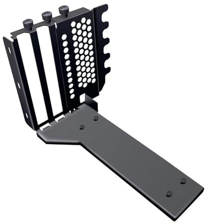 Obotsnoi Vertical Graphics Card Holder GPU Mount Video Card VGA Holder Set with PCIe4.0 Cable Bracket Computer Case Elevator
