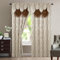 Elegant Comfort Vorhang-Set mit Volant und Rückseite, 137 x 213 cm, Beige, 2 Stück
