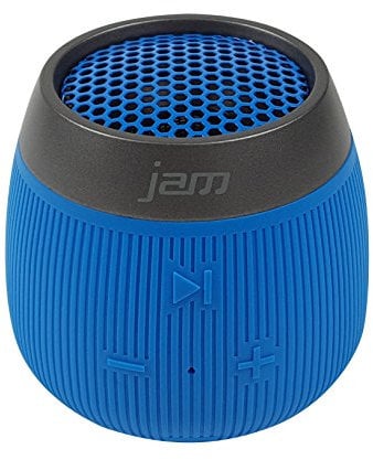 Jam Audio Reload - Portable Bluetooth Speaker, Ultra-Lightweight, 5hr Play Time Battery Life, Aux-In, Mic Speakerphone, Micro USB Rechargeable, Wireless Connect iPhone, iPad, Samsung + More - Blue