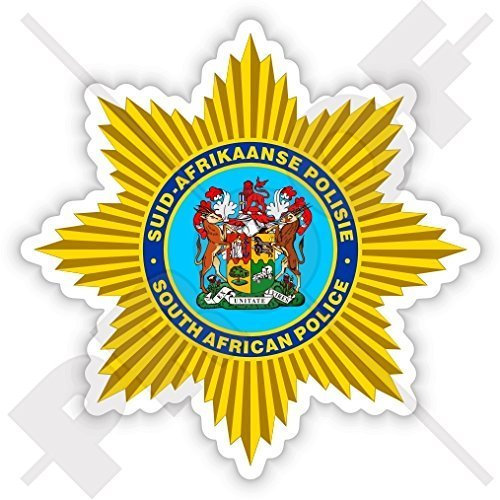 SÜDAFRIKA POLIZEI Ehemaliges Abzeichen, SAP Südafrikanische Polizei, S. Afrikanisch 90mm Auto & Motorrad Aufkleber, Vinyl Sticker