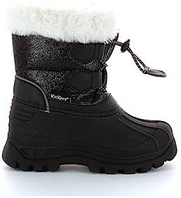 KICKERS Unisex Kinder Sealsnow Schneestiefel, Noir Brillant, 28 EU