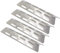 Denmay 41 cm Plaque Chaleur Barbecue gaz pour Blooma Kansas 4, Blooma Ultar 4, Uniflame 4 Brûleurs, Ultra Chef, diffuseur Barbecue en Acier Inoxydable Pièces de Rechange Lot de 4