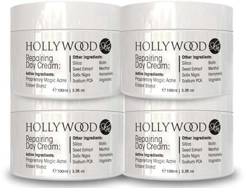 Acne Treatment Cream with 2.5% Organic Salicylic Acid, Vitamin A & Tea Tree Oil | Clears Acne, Pimples & Blackheads | 4X Stronger Formula | Hydrating Day Cream | 100ml