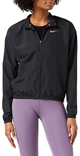 Nike W NK DF SWSH Run Jkt Giacca, Black/White, XS Donna