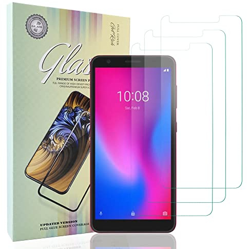 klyeu Stücke Schutzfolie kompatibel mit ZTE Blade A3 2020, Gehärtetem Glas Härtegrad 9H Schutzfolie, Blasenfrei,Panzerfolie, Glas Folie, Displayschutzfolie für ZTE Blade A3 2020 [3 Stück]