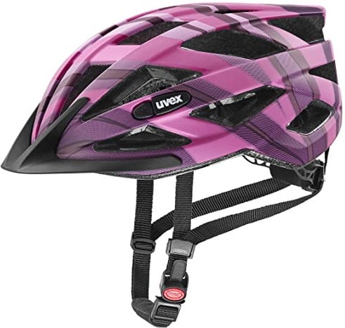 uvex air Wing cc - Leichter Allround-Helm für Damen und Herren - individuelle Größenanpassung - erweiterbar mit LED-Licht - Plum-pink - 56-60 cm