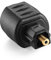 Mzshne Optical Adapter,Optical 3.5mm Female Mini Jack Plug To Digital Toslink Male Audio Adapter