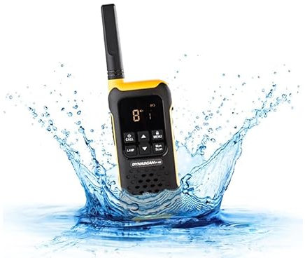 Stazione radio portatile PMR PNI Dynascan F-15, 446 MHz, 0,5 W, 16 canali, impermeabile IP67, set di 2 pezzi