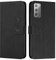 EATCYE Kompatibel mit Samsung Galaxy Note 20 Hülle - Premium PU Leder Klapphülle Brieftasche Schutzhülle mit Kartenfach und Ständer (#Schwarz)